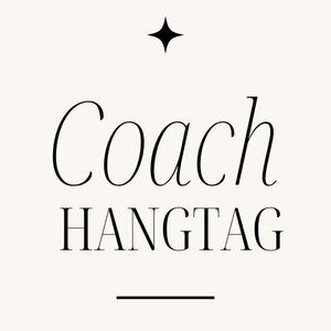 Coach Hangtag